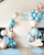 Balony pastelowe Baby Blue 30 cm 100 sztuk do dekoracji urodzinowych i baby shower