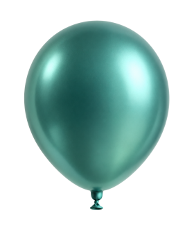 Balony chrome zielone