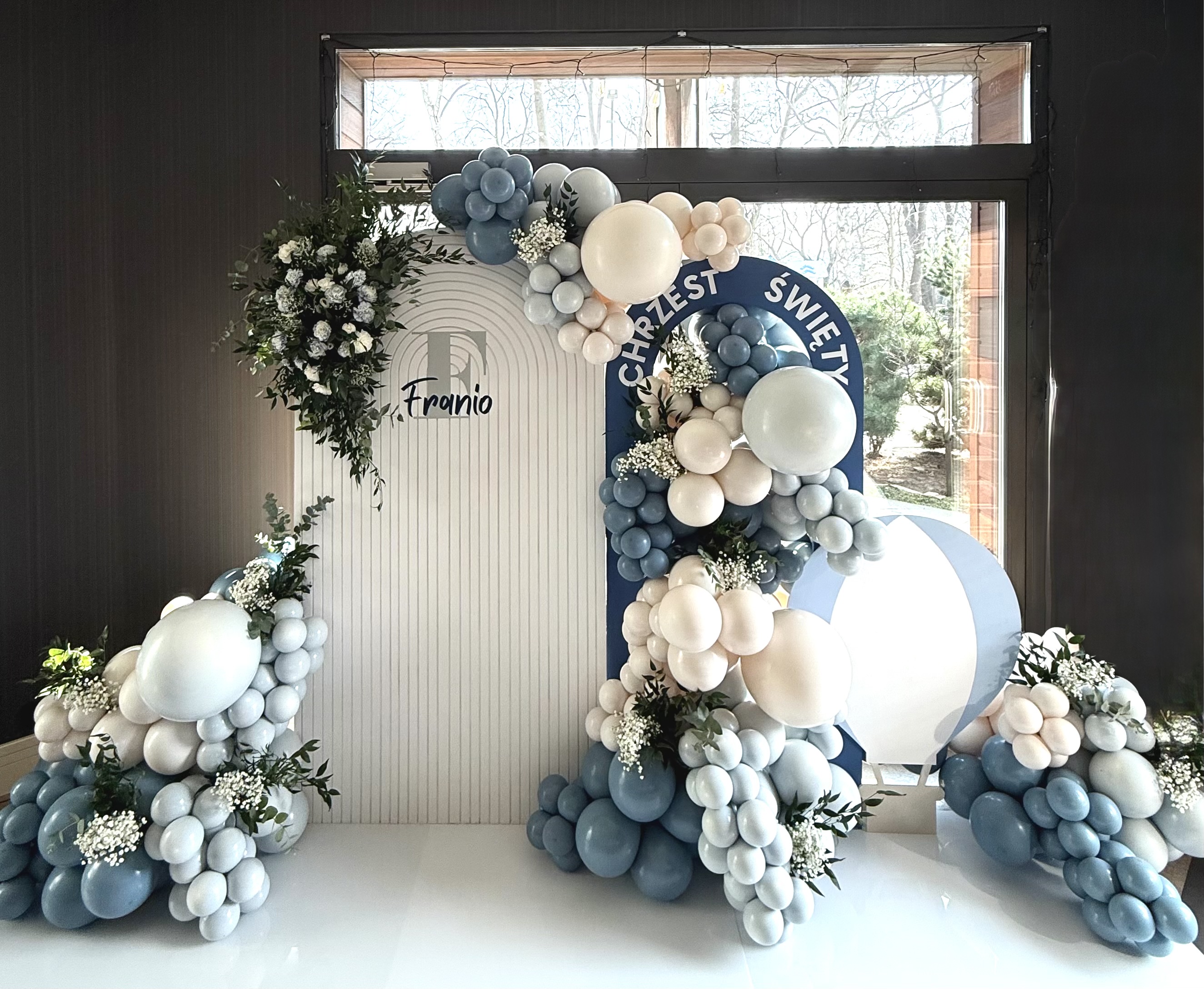 Girlanda na chrzest Święty dla chłopca